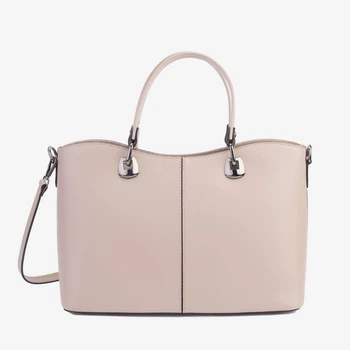 Сумка жіноча шкіряна тоут середня Regina Notte Tote 1651 Пудра