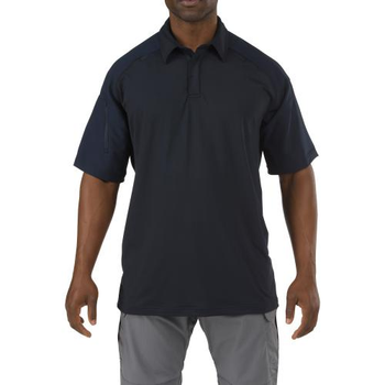 Футболка поло 5.11 Rapid Perfomance Polo - Short Sleeve 5.11 Tactical Dark Navy 3XL (Темно-синій) Тактична