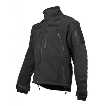 Куртка демисезонная Softshell Sturm Mil-Tec Black 2XL (Черный) Тактическая