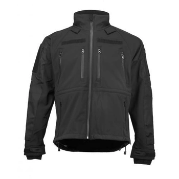 Демісезонна куртка Softshell Sturm Mil-Tec Black S (Чорний)