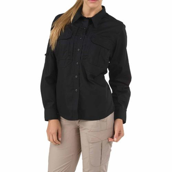 Жіноча сорочка 5.11 Women's TACLITE Pro Long Sleeve Shirt 5.11 Tactical Black, XL (Чорний) Тактична