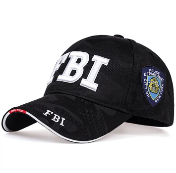 Кепка FBI Narason 8835 57-60 цвет черный