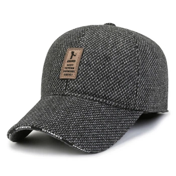 Зимняя мужская кепка Narason 8580 57-60 цвет черный