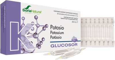 Харчова добавка Soria glucosor Potasio 28 ампул x 2 мл (8422947170271)