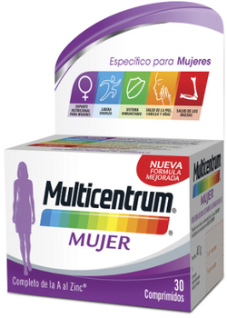 Мультивітаміни для жінок Multicentrum Woman 30 таблеток (8470001660015)