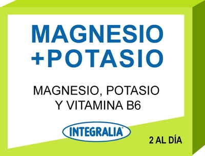 Вітаміни Integralia Magnesio Potasio Vitamina B6 60 капсул (8436000545043)