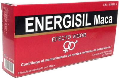 Харчова добавка Mahen Maca Energisil 30 капсул (8436017721744)