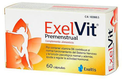 Харчова добавка Exelvit Premenstrual 60 капсул (8470001830685)