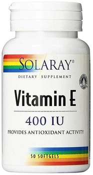 Вітаміни Solaray Vitamina e 50 перлин (76280633368)