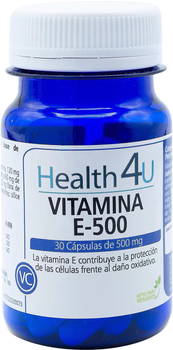 Вітаміни H4u Vitamin E-500 30 капсул De 500 мг (8436556085253)