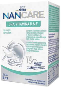 Witaminy Nestle Nancare Dha Witamina DE 8ml (8000300401776)
