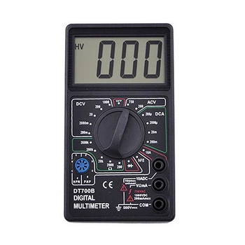 Цифровой мультиметр напряжения универсальный Digital Multimeter DT 700B black