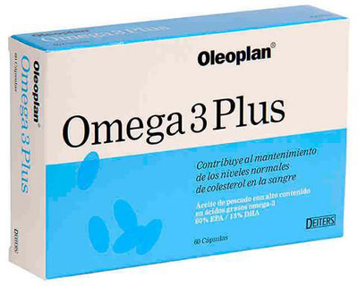 Suplement diety Deiters Omega 3 Plus 60 kapsułek (8430022006544)