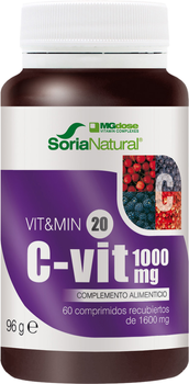 Харчова добавка Mgdose Vit C 1000 мг 1600 мг 60 таблеток (8437009595206)