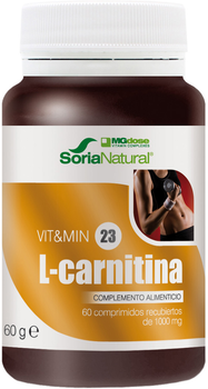 Харчова добавка Mgdose L-Carnitina 1000 мг 60 таблеток (8437009595237)