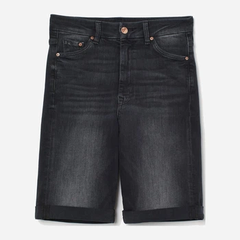 Джинсовые шорты женские H&M 0895346 32 Темно-серые (7000000000724)