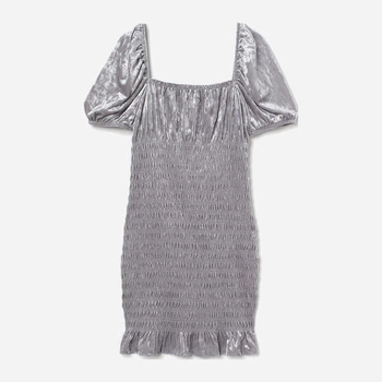 Платье вечернее короткое летнее женское H&M Divided 0934246 XS Серое (7000000000946)
