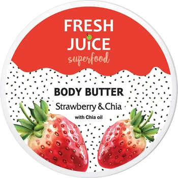 Крем-олія для тіла Fresh Juice Superfood Strawberry & Chia 225 мл (4823015942310)