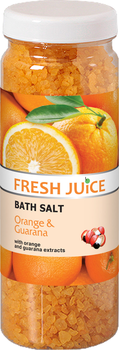 Сіль для ванн Fresh Juice Orange&Guarana 700 г (4823015921612)