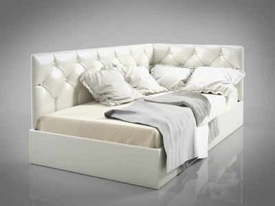 Кровать-диван DaiquiriDesign с подъемным механизмом каркас металл 160x200 белый