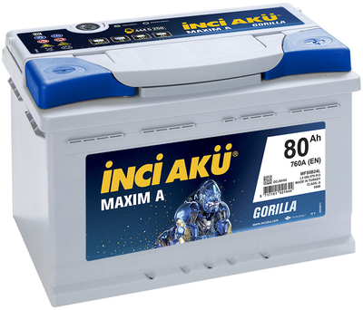 Акумулятор INCI AKU Maxima 80 А/год 760 A R+ (-/+) (L3 080 076 013)