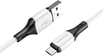 Кабель Borofone BX79 USB Micro 2.4 A 1 м White (BX79MW)