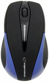 Миша Esperanza Wireless Black/Blue (5905784767000)
