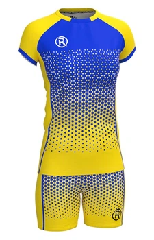 Форма волейбольна жіноча RIGO MAGIC Blue-Yellow XL