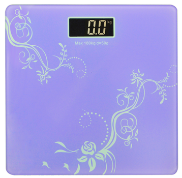 Весы напольные стеклянные Domotec MS-1604 180 кг Purple (3_01782)