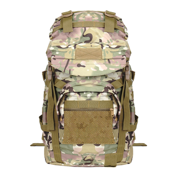 Рюкзак тактичний AOKALI A51 50L Outdoor (Camouflage CP) камуфляжний армійський водонепроникний