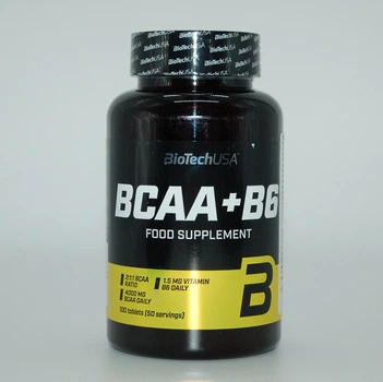 БЦАА, BCAA+B6, Biotech 100 таблеток