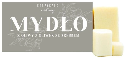 Мило Koszyczek Natury з оливкової олії зі сріблом 100 г (5907582695578)