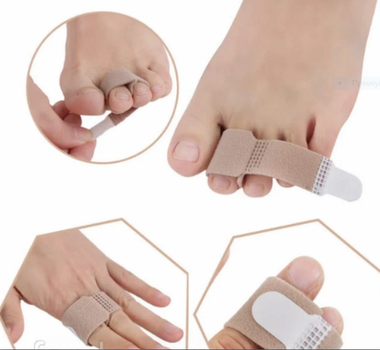 Хлопковый Бандажный Разделитель для Пальцев Ног и Рук ToeLab T24