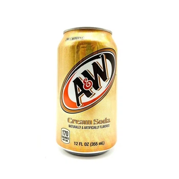 Газировка С&A A&W Cream Soda без кофеина 355мл