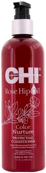 Защитный кондиционер для окрашенных волос CHI Rose Hip Oil 355 мл (633911772683)