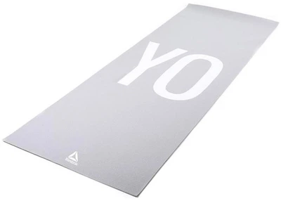 Двухсторонний коврик для йоги Reebok Double Sided Yoga Mat RAYG-11030YG Уни 173 х 61 х 0.4 см Серый (5055436110347)