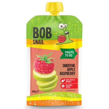 Детское пюре Bob Snail Улитка Боб Смузи Яблоко-Малина 200 г (4820219347026)