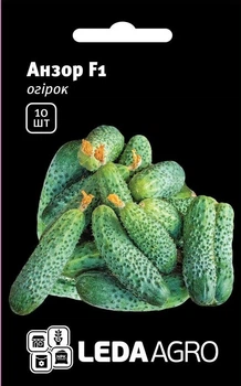 Анзор F1 Огірок Самозапильний Насіння Leda Agro 10 шт