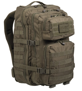 Тактичний рюкзак мілітарі MIL-TEC US ASSAULT PACK LG OLIV 36L OLIVA (оливковий) (14002201-36)