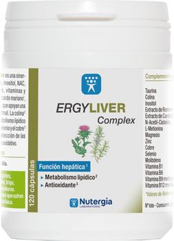 Suplement diety Nutergia Ergyliver 120 tabletek (8436031734225)