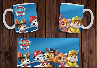 Кружка CupKit "Щенячий патруль / Paw Patrol" №6 330мл біла
