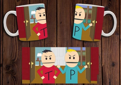 Кружка CupKit "South Park / Саус Парк" №10 330мл біла