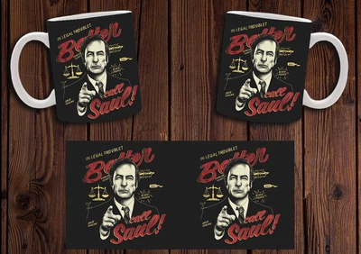 Кружка CupKit "Краще подзвоніть Солу / Better Call Saul" №11 330мл біла