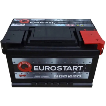 Аккумулятор автомобильный EUROSTART MF 77Ah Н Ев (-/+) (720EN) (5777200)