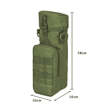 Сумка тактична для термоса AOKALI A34 (Green) Outdoor однотонна чоловіча військова багатофункціональна