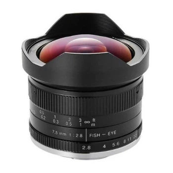 Об'єктив 7Artisans 7.5mm F2.8 II Fisheye M43 (Panasonic Olympus)