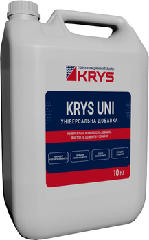 Комплексная добавка в бетон и смеси KRYS Uni 10 кг (krys-uni)