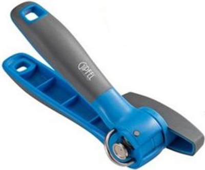 Gipfel консервный нож axudar 19,7х7,5х4см материал: pp+tpr+2cr413 2 цвета пластик серый/голубой (9916)
