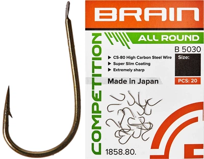 Гачки Brain All Round B5030 #12 bronze