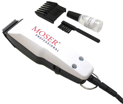 Триммер для окантовки Moser Professional 1400 Mini для контуров волос и бороды White